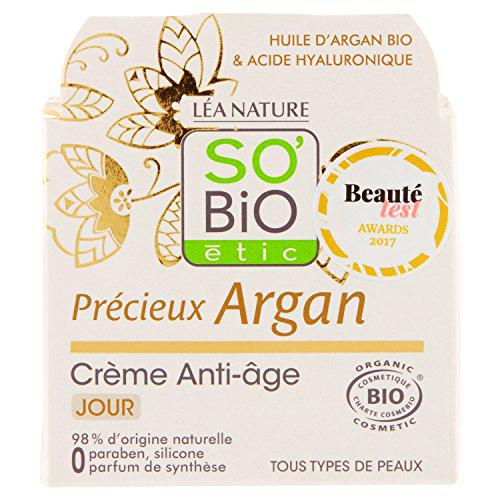 SO'BiO étic Précieux Argan Crème de Jour Anti-Age