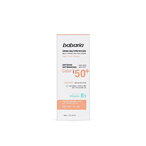 Babaria, Crema facial multi protectora antiedad y antimanchas