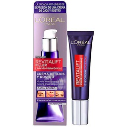 L'Oréal Paris Revitalift Filler Crema de ojos y rostro [+Ácido Hialurónico] 30 ml