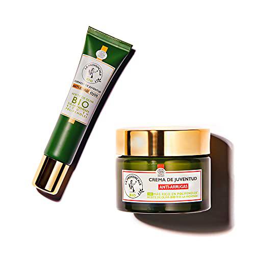 La Provençale BIO, Pack Crema Facial Antiarrugas con Aceite de Oliva BIO