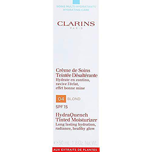 Clarins Hydra Quench, Crema Hidratante Teñida, FPS 15, 04 Blond