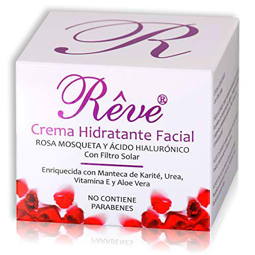 REVE Crema Hidratante Facial con Rosa Mosqueta - Vitamina E