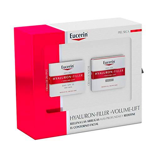 Eucerin hyaluron filler volume lift crema piel seca 50ml +crema de noche