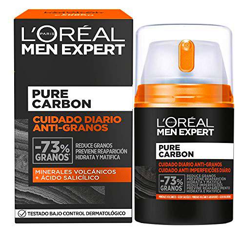 L'Oréal Paris Men Expert Crema Cuidado Diario Anti-Granos Pure Carbon