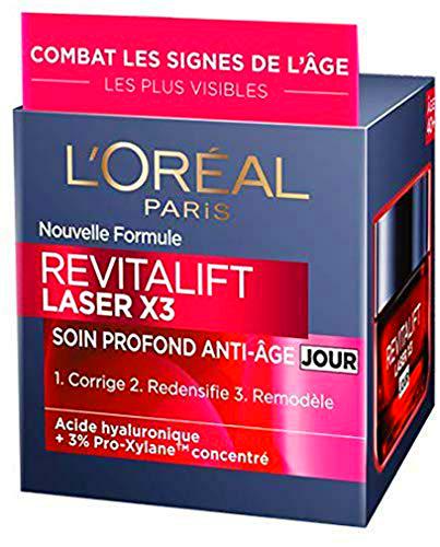 L'Oréal Paris Revitalift Laser X3 Soin Crème de Jour Anti-Âge Acide Hyaluronique