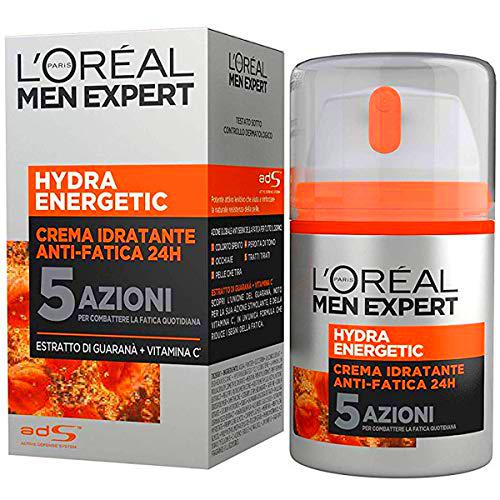 Men Expert Hydra Energy - Crema hidratante antienvejecimiento de larga duración