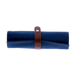 Legami RP0001 Roll Up Estuche de algodón Canvas Azul y Gris