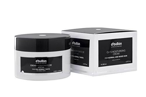 B D. BULLON Crema facial Hidratante de Avena, para Piel Normal y Mixta -200 ml