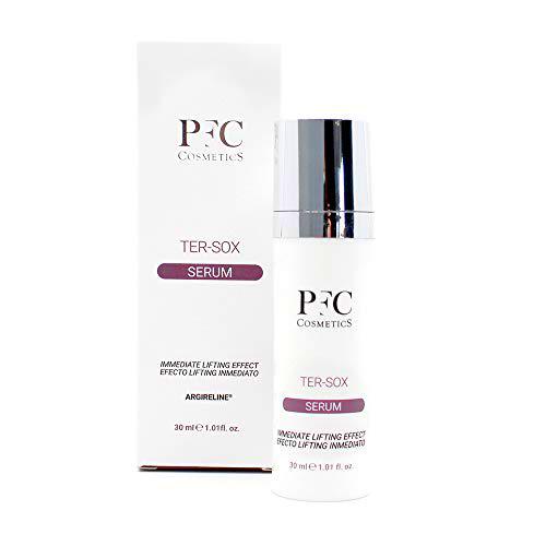 PFC Cosmetics - Serum Facial Ter-Sox Serum Efecto Tensor Inmediato Botox 30ml Tratamiento Antiedad con Argireline® Crema Antienvejecimiento Hidratante Natural para el Cuidado Personal de la Cara