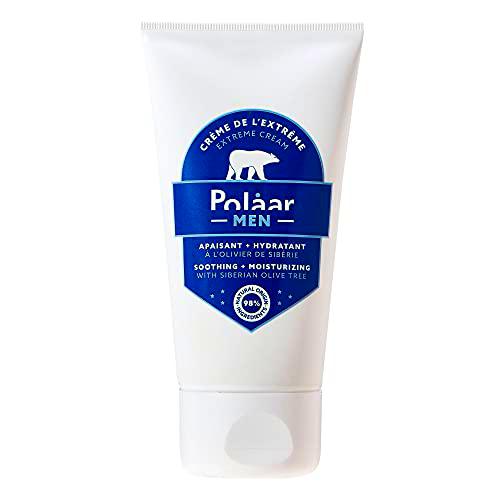 Polåar Men - Crema De Lo Extremo, Cuidado Facial Calmante E Hidratante Con Olivo Siberiano