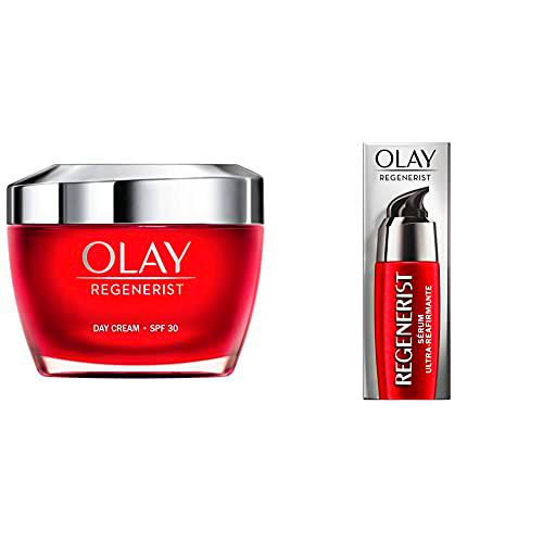 Olay Set Rutina Hidratante Regenerist : Crema Día SPF30  + Serum