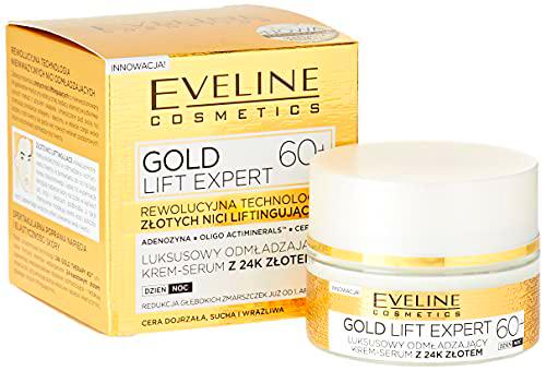 Eveline Cosmetics Gold Lift Expert Crème De Jour/nuit 60+ 50 Ml, Almond