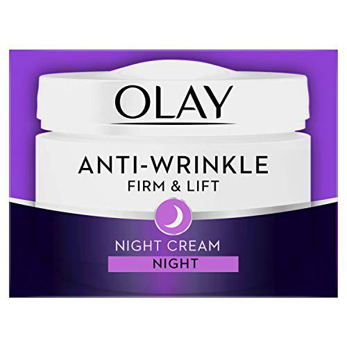 Olay Anti-edad Firmeza &amp; Efecto Lifting Crema Reafirmante De Noche 50 Ml, Almond