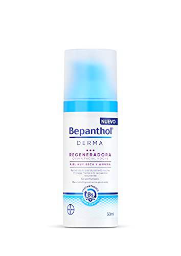 Bepanthol Derma Regeneradora Crema Facial Noche, Piel Muy Seca y Sensible, 50 ml