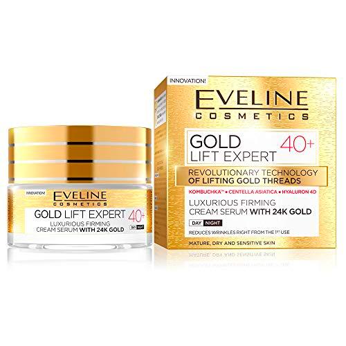 Eve Line Cosmetics Oro Lift Expert Antiarrugas Stark straffende Crema Día &amp; Noche 40 + con oro de 24 quilates 50 ml