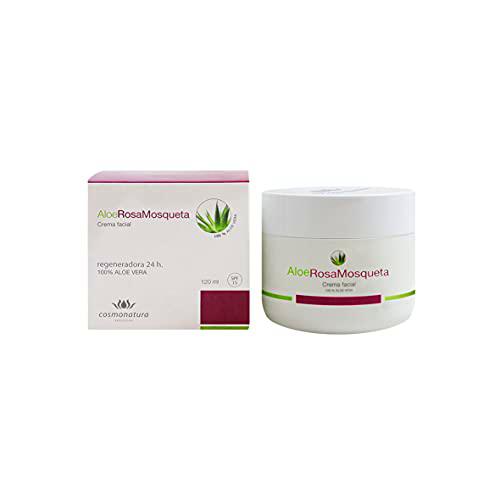 Cosmonatura 210050 - Crema facial con aloe vera y rosa mosqueta