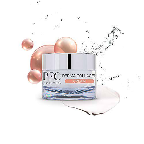 PFC Cosmetics - Crema Facial Efecto Lifting Derma Collagen Cream 50ml Loción Hidratante con Colágeno Ácido Hialurónico Vitamina E BMS Derma-Tense Miniporyl® para el Cuidado Personal.