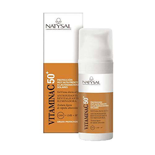 Natysal Crema vitamina C FPS 50 + airless 50 ml