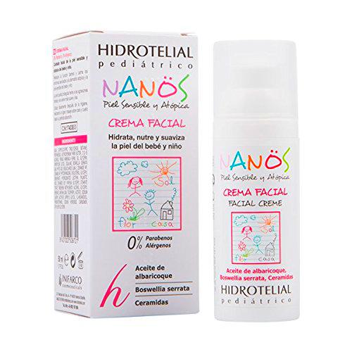 HIDROTELIAL Nanos Crema Facial, Piel Sensible y Atópica