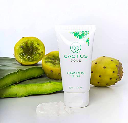 Crema Facial de dia con Aceite de Opuntia | Contiene aceite de semilla de higo chumbo | 50 ml | Cactus Gold