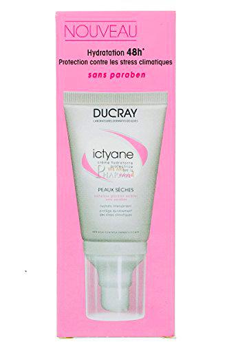 Ducray Ictyane - Crema hidratante SPF 15, 40 ml