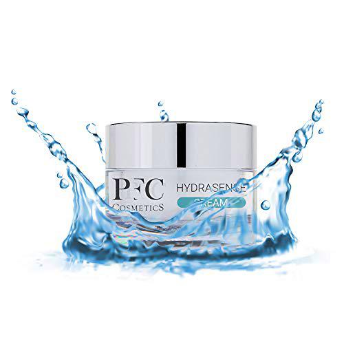 Crema Hidratante Facial Pura y Natural Loción Cremosa Hydrasense Cream 50ml Concentrado de Hydromanil® Colágeno y Ácido Hialurónico Para Nutrición Facial y Cuidado Personal.