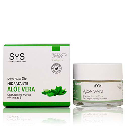 CREMA FACIAL SYS ALOE VERA 50ml. Crema Hidratante de Aloe Natural