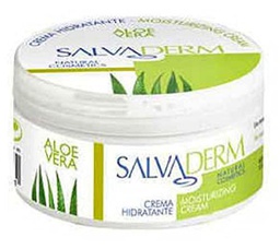 SALVADERM Crema HIDRATANTE Aloe-Vera 100 ML, Único, Estándar