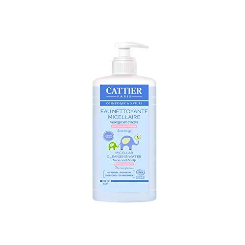 Cattier Agua Limpiadora Micelar Bebe Cara/Cuerpo 500 Ml Envase De 500 Mililitros 500 ml