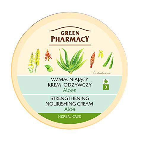 Crema de día, de Green Pharmacy, con Aloe Vera, 0% parabenos, 150 ml