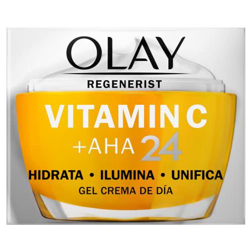 Olay Gel Crema De Día Vitamina C + AHA24, Con Vitamina C