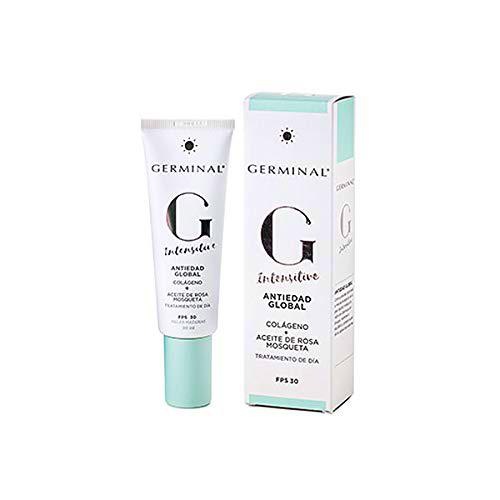 Germinal Intensitive - Crema facial Antiedad de día con Colágeno y Aceite de Rosa Mosqueta