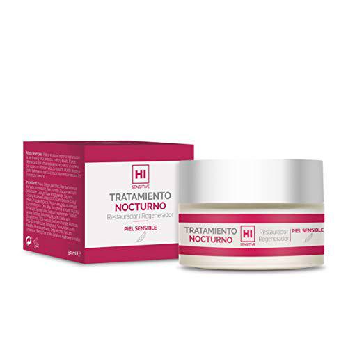 HI Sensitive | Tratamiento Nocturno | Crema Regeneradora Facial para Pieles Sensibles