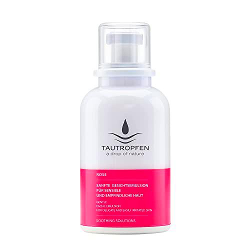 Tautropfen Rose/Soothing , Emulsión facial suave para pieles sensibles