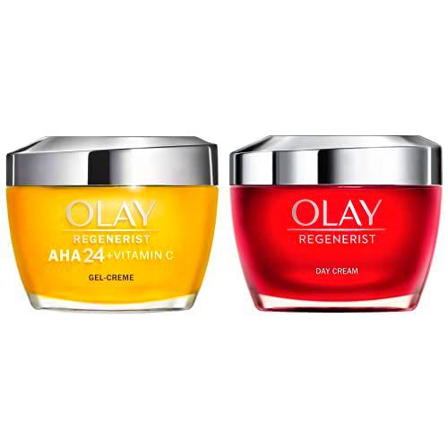 Olay Gel Crema De Día Vitamina C + AHA24, Con Vitamina C