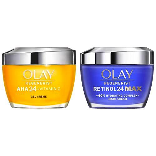 Olay Gel Crema De Día Vitamina C + AHA24, Con Vitamina C