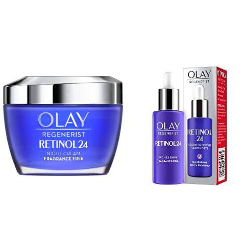 Olay Regenerist Retinol 24 Crema Hidratante, 50 ml + Sérum