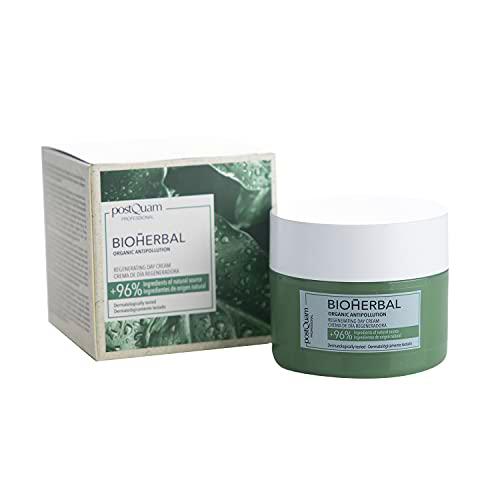 PostQuam - Crema de Día Bioherbal | Concentrado Protege la Piel de la Polución y Agresiones Medioambientales | Crema Facial Hidratante de 50ML