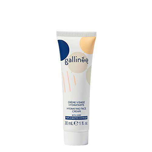 Gallinée Hydrating Face Cream - Crema Hidratante para el rostro con Triple Complejo Biótico y Ácido Láctico, de 30ml