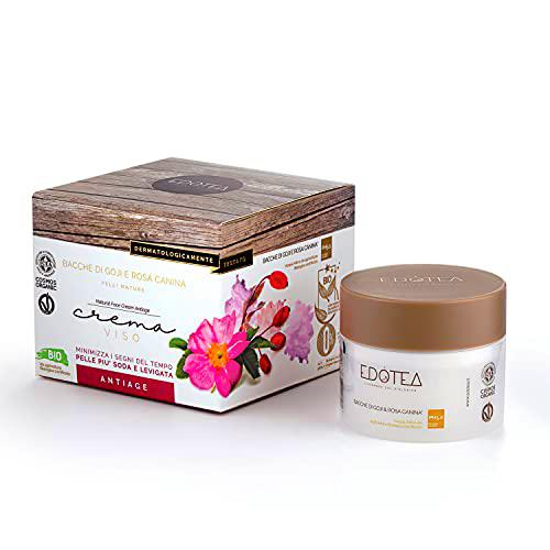 EDOTEA - Crema facial antiedad, 50 ml