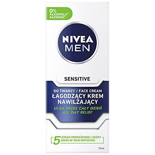 Nivea For Men Sensitive agodny krem do twarzy 75 ml