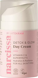 Narcissa by Urtekram - Detox &amp; Glow, crema para el día, 50 ml