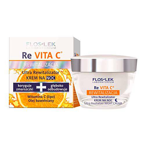 FLOSLEK Crema facial regeneradora de noche | 50 ml | regeneradora