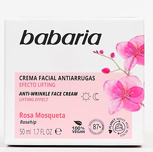 Babaria Rosa Mosqueta Crema Facial Hidratante con SPF 15