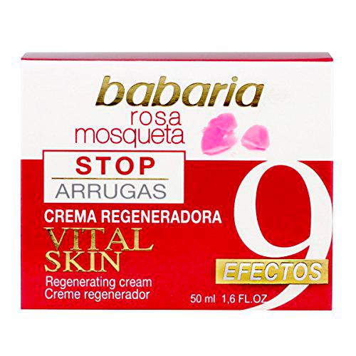 Babaria Crema Facial Regeneradora 9 Efectos Vital Skin Stop Arrugas