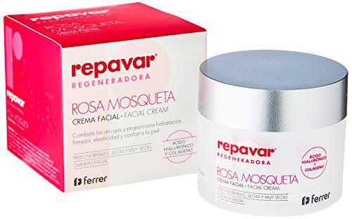 Repavar Regeneradora Crema Facial Antiedad con Rosa Mosqueta 50 Ml