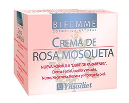 Bifemme Crema de aceite rosa mosqueta sin parabienes