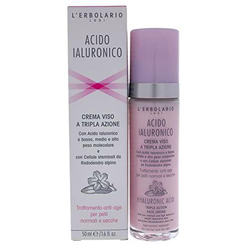 L'ERBOLARIO ácido hialurónico crema para la cara para normal y piel seca