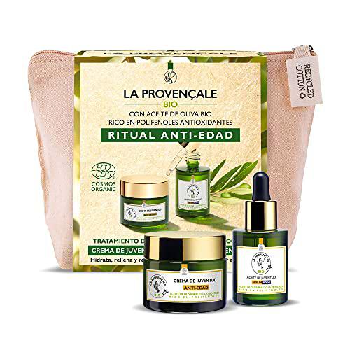 La Provençale Bio Día y Noche Anti-Envejecimiento Tratamiento Paquete con Aceituna Aceite y Antioxidantes Polifenoles