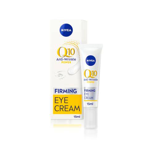 NIVEA Q10 Power Crema para ojos antiedad con potencia reafirmante antiarrugas (15 ml)